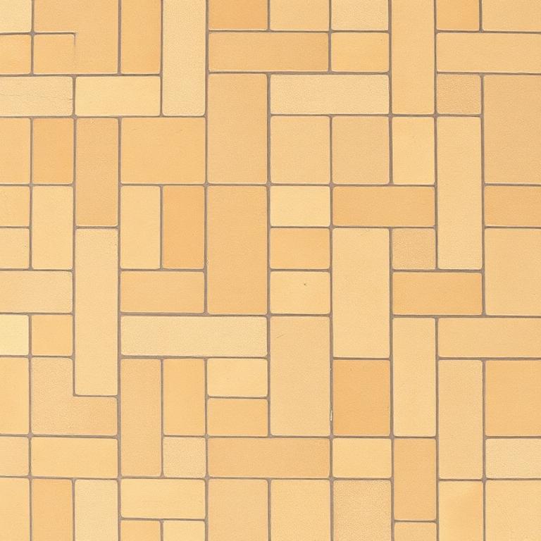 Sand / Tan concrete paver deck